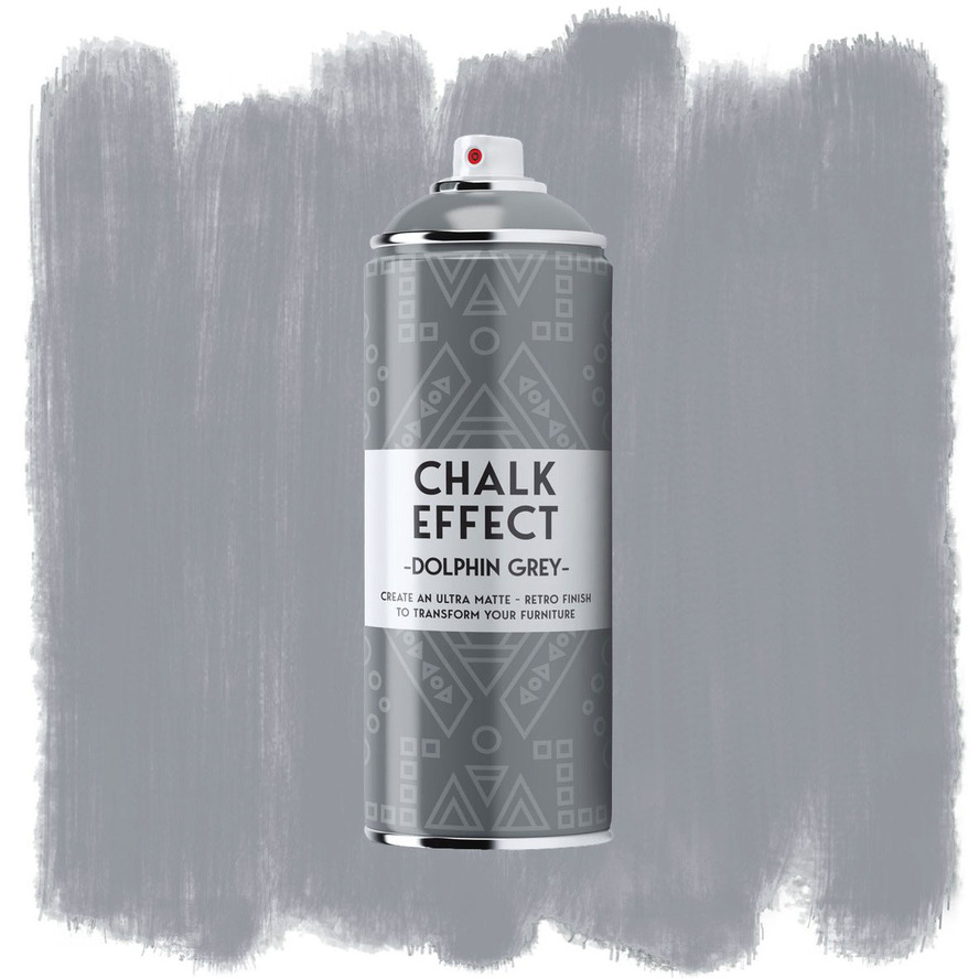 Chalk Effect Spray Paint 400ml Dolphin Grey