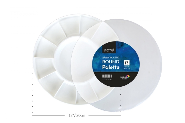 Picture of Brustro Artist's Plastic Round Palette