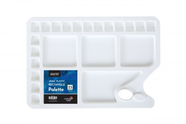 Picture of Brustro Artist's Plastic Rectangle Palette - 23 wells