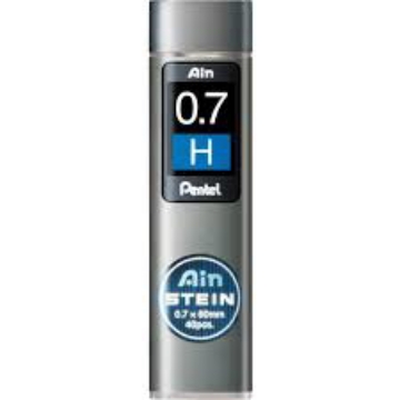 Picture of Pentel Ain Stein 0.7 mm x 60 mm H Lead, Pack of 40 pcs (C277-H)