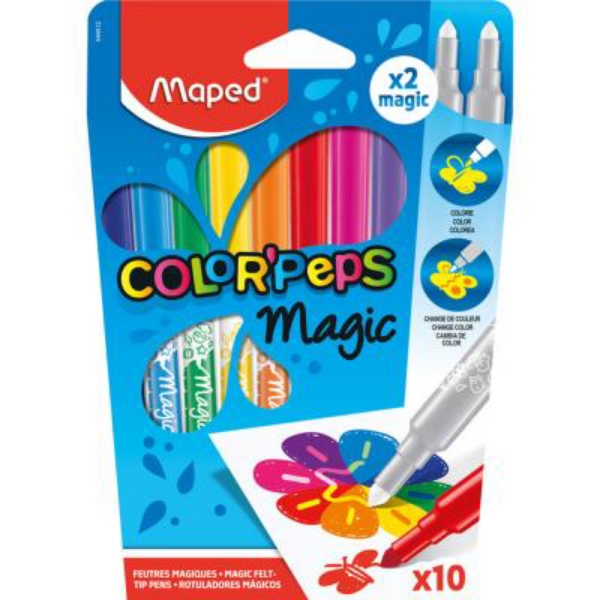 Picture of Maped Color Peps - Magic Felt Tip Pens (Set of 10)