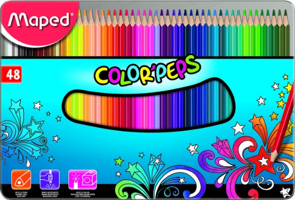 Picture of Maped Color Peps - Coloring Pencils (Set of 48)
