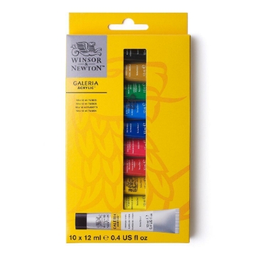 Picture of Winsor & Newton Galeria Acrylic - Set of 10 tubes (12 ml)