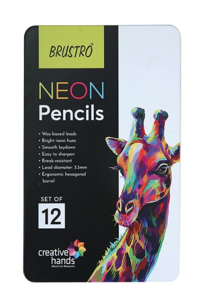 Picture of Brustro - Neon Pencils Set of 12
