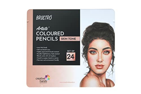 Picture of Brustro Artists' Coloured Pencils Skin Tone (Set of 24)