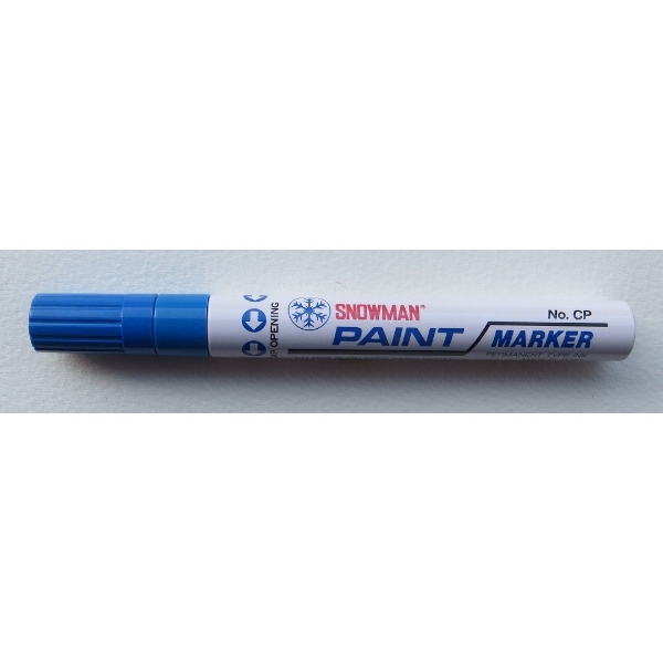 Picture of Snowman Oil Based Paint Marker - Blue (Medium Tip)