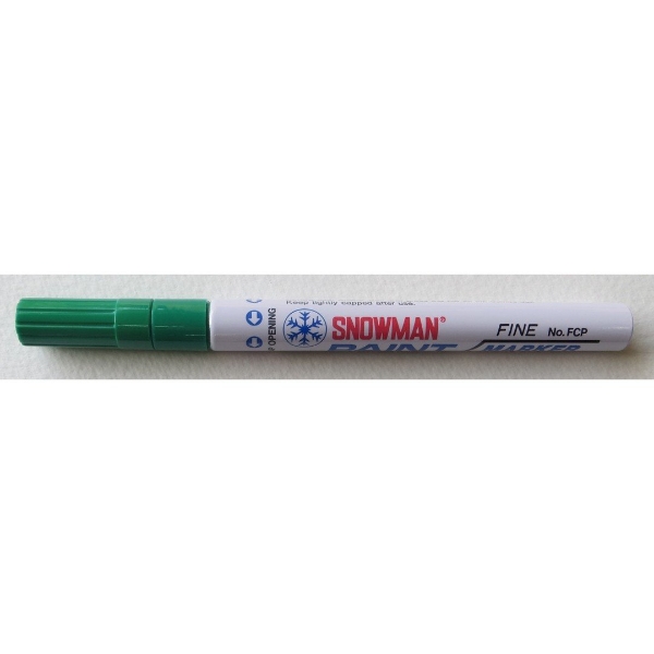 Picture of Snowman Oil Based Paint Marker - Dark Green (Fine Tip)