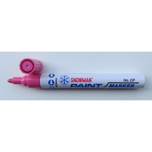 Picture of Snowman Oil Based Paint Marker - Pink (Medium Tip)