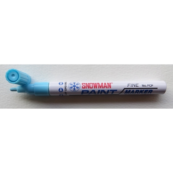 Picture of Snowman Oil Based Paint Marker - Sky Blue (Fine Tip)