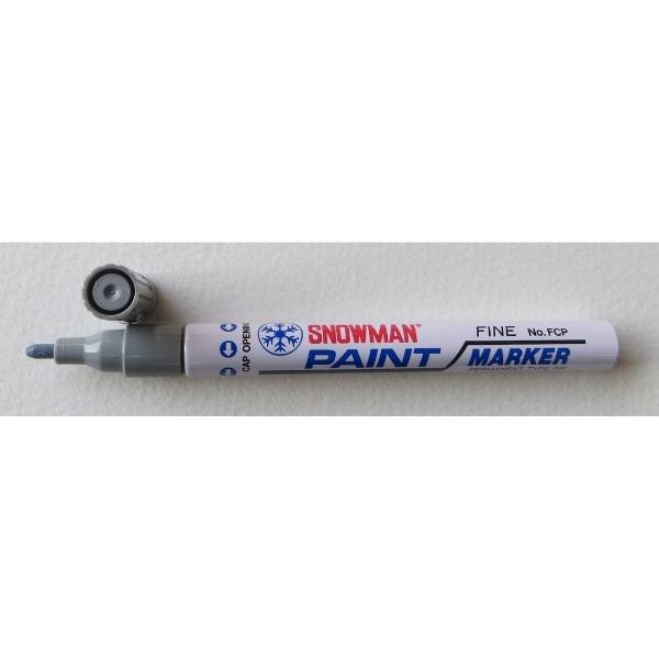 Picture of Snowman Oil Based Paint Marker - Grey (Fine Tip)