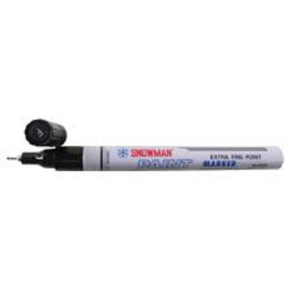 Picture of Snowman Oil Based Paint Marker - Black (Extra Fine Tip)