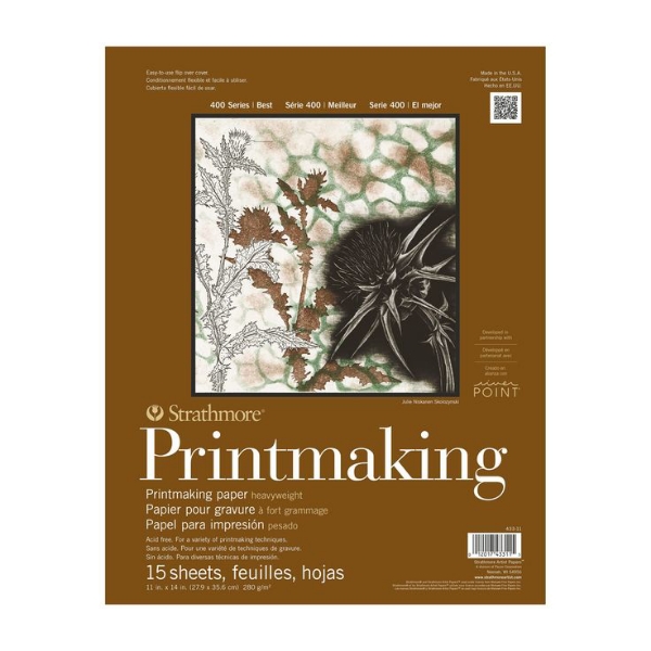 Picture of Strathmore 400 Series Printmaking Paper Pad (15 Sheets)