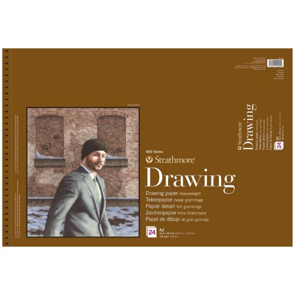 Picture of Strathmore 400 Series Sketch Paper Pad - A2 (24 Sheets)