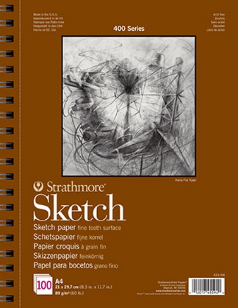 Picture of Strathmore 400 Series Sketch Paper Pad - A4 (100 Sheets)
