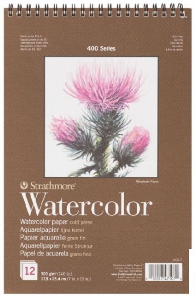 Picture of Strathmore 400 Series Watercolor Paper - Cold Press (12 Sheets)