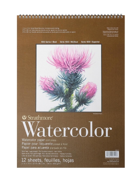 Picture of Strathmore 400 Series Watercolor Paper - Cold Press 27.9x38.1cm (12 Sheets)
