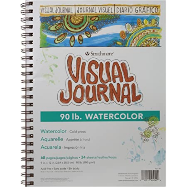 Picture of Strathmore Visual Journal - 90 lb Watercolor (34 sheets 9 x 12 inch)