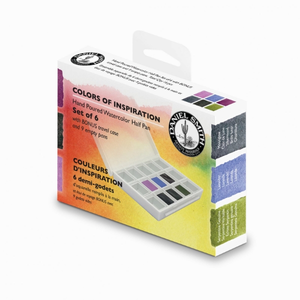 Picture of Daniel Smith Colors of Inspiration Hand Poured Watercolour - Set of 6 (Half Pan)