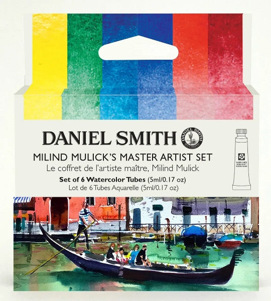 Picture of Daniel Smith Milind Mulick's Master Artist Watercolour Set - 5ml (Set of 6)