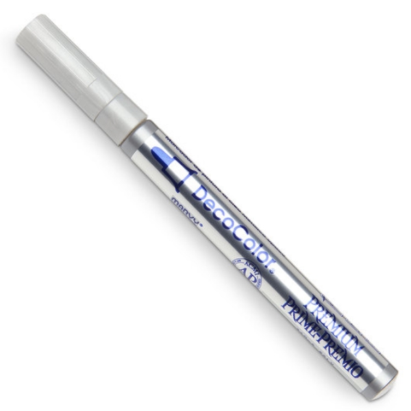 Picture of Decocolor Premium Paint Marker 3 mm Fine Tip - Silver