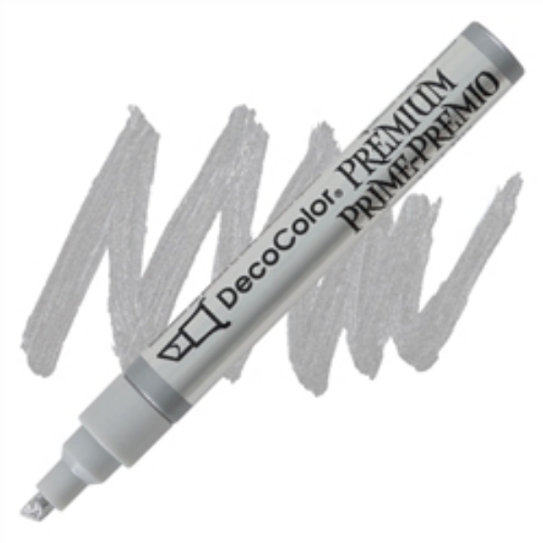 Picture of Decocolor Premium Paint Marker 5 mm Chisel Tip - Silver