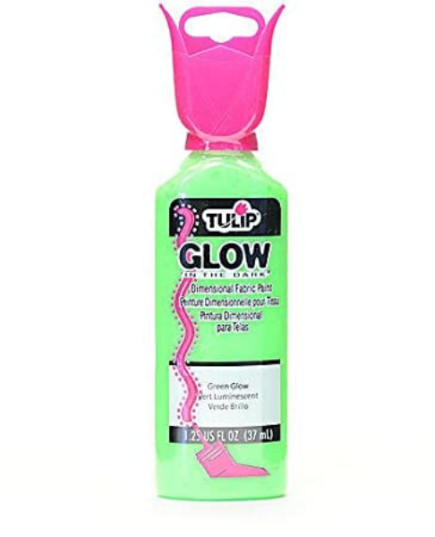 Picture of Tulip Glow  Fabric Paint 37 ml - Green glow