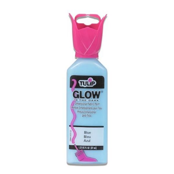 Picture of Tulip Glow  Fabric Paint 37 ml - Blue glow