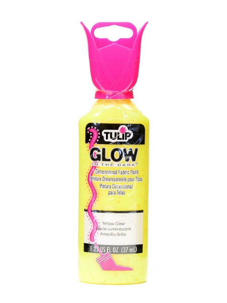 Picture of Tulip Glow  Fabric Paint 37 ml - Yellow glow