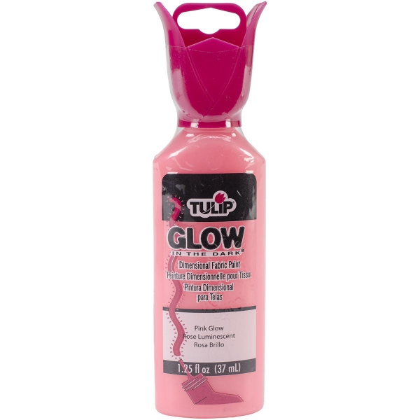 Picture of Tulip Glow  Fabric Paint 37 ml - Pink glow