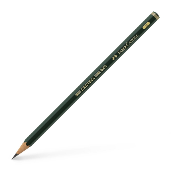 Picture of Faber Castell 9000 Graphite Pencil - H