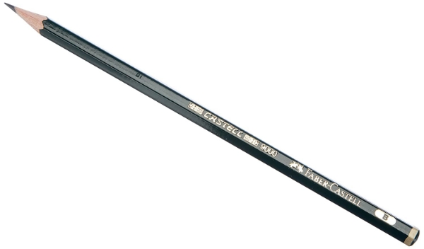 Picture of Faber Castell 9000 Graphite Pencil - B