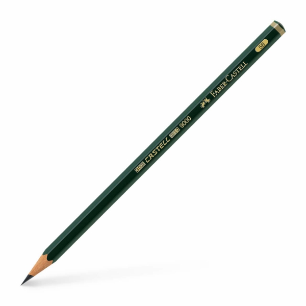 Picture of Faber Castell 9000 Graphite Pencil - 5B