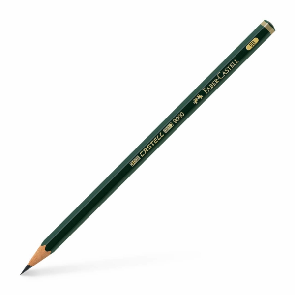 Picture of Faber Castell 9000 Graphite Pencil - 5B