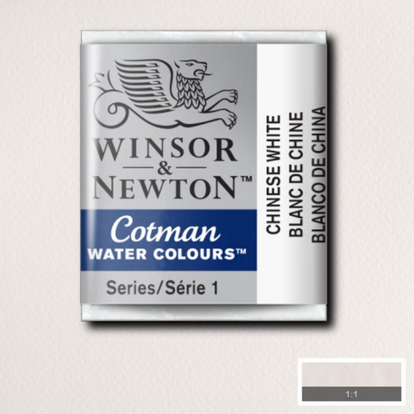Picture of Winsor & Newton Cotman Water Colour Half Pan Chinese White (SR-1)