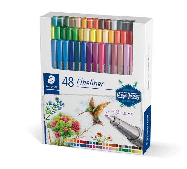 Picture of Staedtler Fineliner Pen - Set of 48