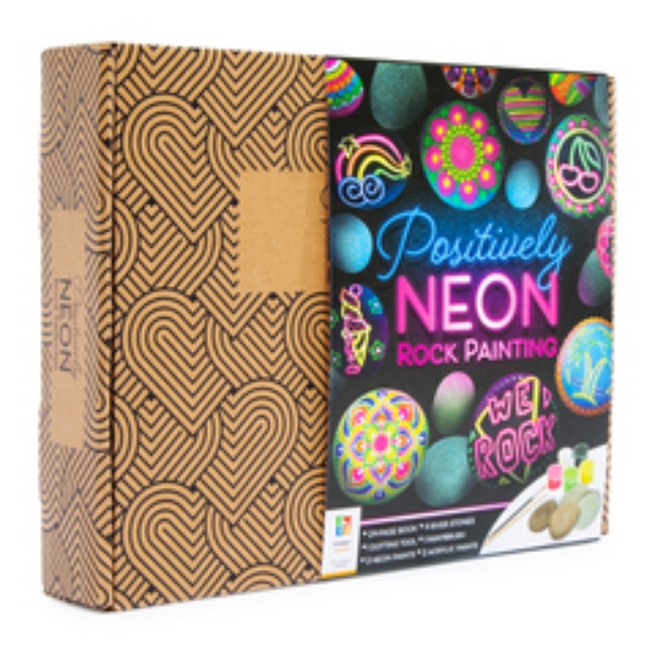 Picture of Hinkler Positively Neon Rock Painting Kit