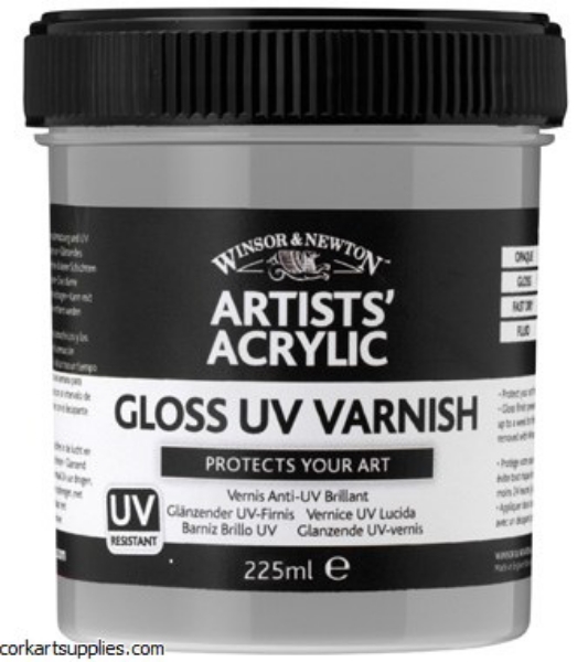 Picture of Winsor & Newton Artists Acrylic Gloss Uv Varnish - 225ml