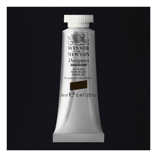 Picture of Winsor & Newton Designers Gouache 14ml - SR1 - Jet Black(335)