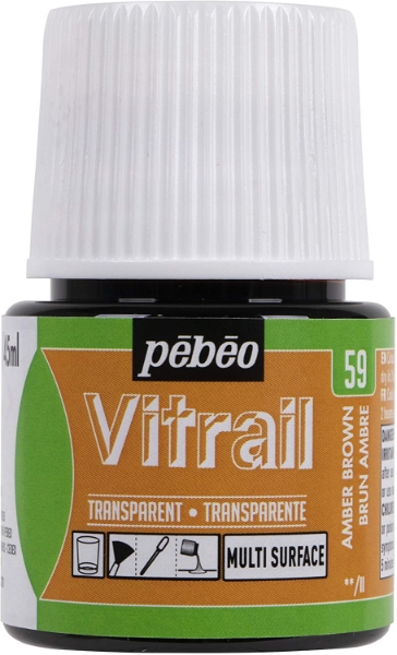 Picture of Pebeo Vitrail - 45ml Amber Brown (59)