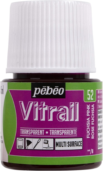 Picture of Pebeo Vitrail - 45ml Fuchsia Pink (52)