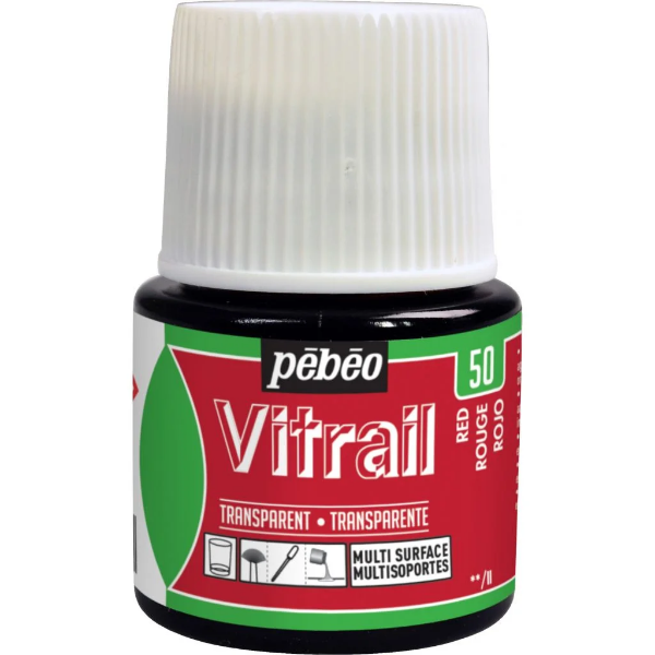 Picture of Pebeo Vitrail - 45ml Red (50)