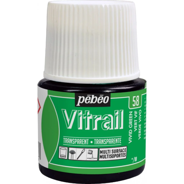 Picture of Pebeo Vitrail - 45ml Vivid Green (58) 