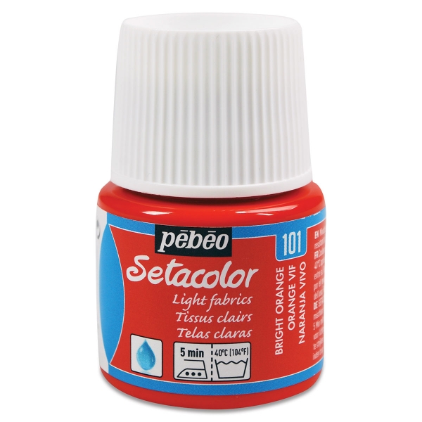 Picture of Pebeo Setacolor Light Fabrics - 45ml Bright Orange(101)