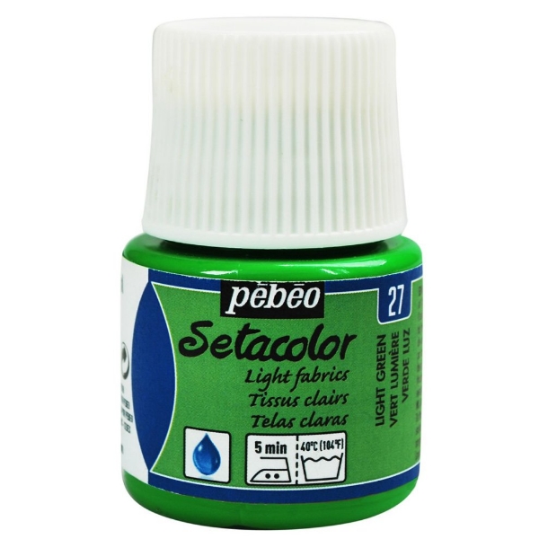 Picture of Pebeo Setacolor Light Fabrics - 45ml Light Green(27)