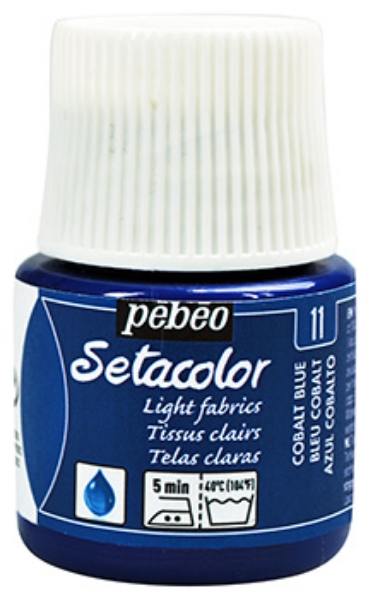Picture of Pebeo Setacolor Light Fabrics - 45ml Cobalt Blue(11)