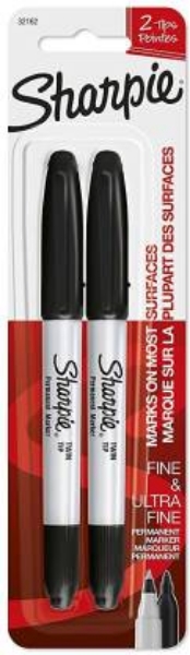 Picture of Sharpie Permanent Marker Twin Tips Fine & Ultra Fine Set of 2