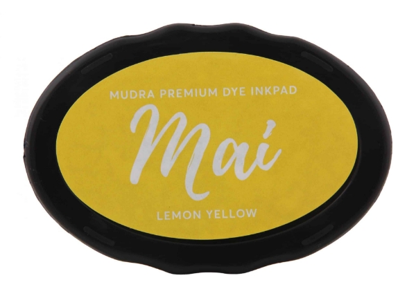 Picture of Mudra Premium Dye Ink Pad - Lemon Yellow