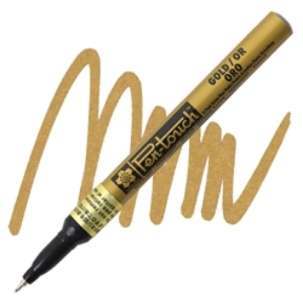 Picture of Sakura Pen Touch Extra Fine Marker - Gold (0.7mm)
