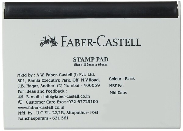 Picture of Faber Castell Stamp Pad - Medium (Black)