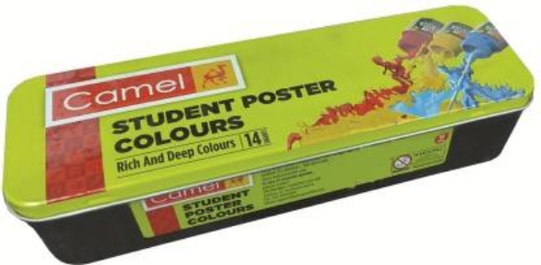 Picture of Camlin Student Poster Colour - Set of 14 (10ml)